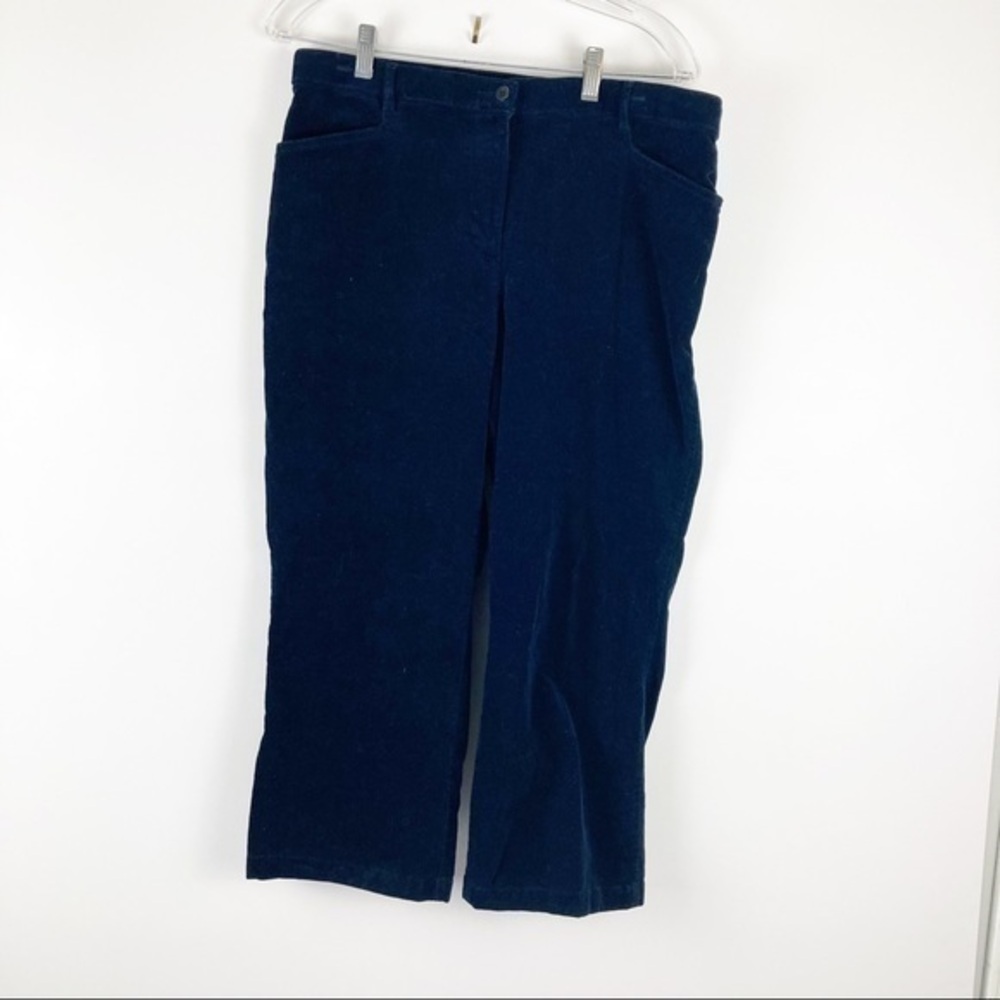 Orvis Navy Blue Cotton Corduroy Pants Sz 12P